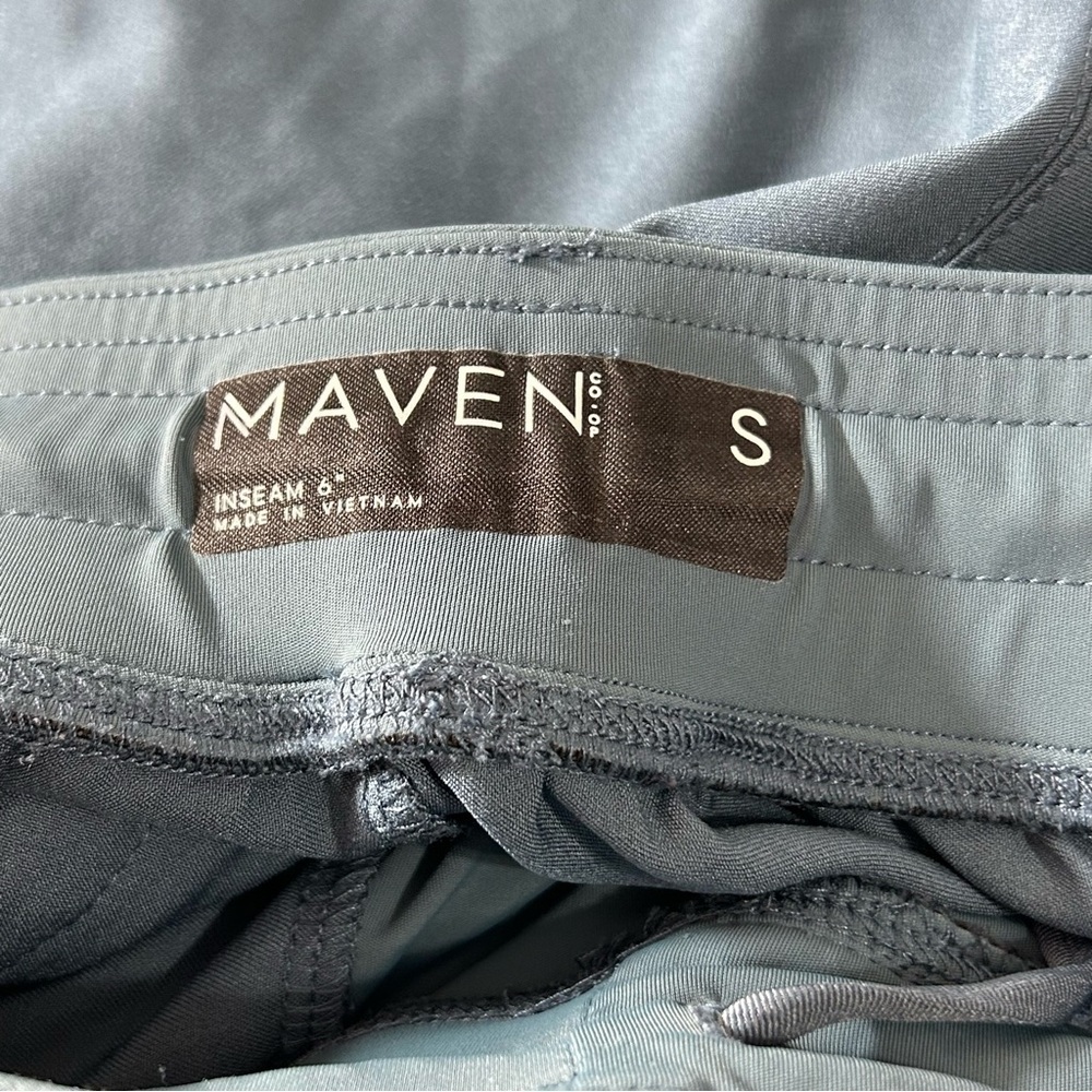 Maven Co-op Shorts Men's Essential Performance Stretch Deep Slate SizeSmall - Picture 5 of 7